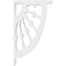 Ekena Millwork Classic Wagon Wheel Architectural Grade PVC Bracket , 5/8"W X 6 1/2"D X 11"H BKTP01X06X11CW - alternate 3